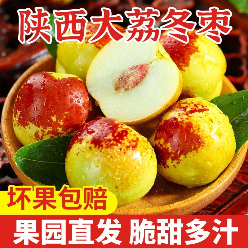 正宗陕西大荔冬枣新鲜大荔冬枣特大脆甜新鲜水果整箱s0