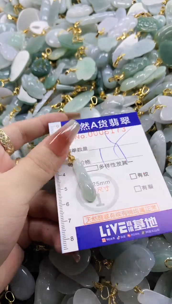 颈饰未镶嵌翡翠天然A货翡翠