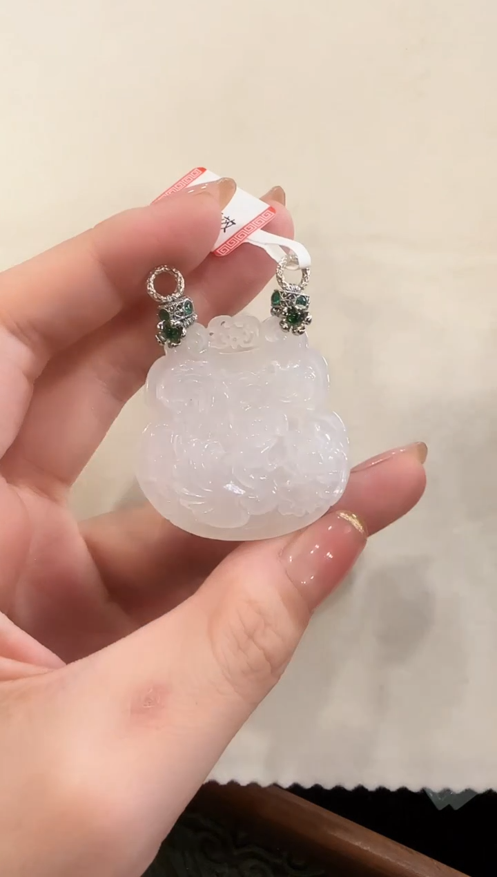 颈饰未镶嵌翡翠国风