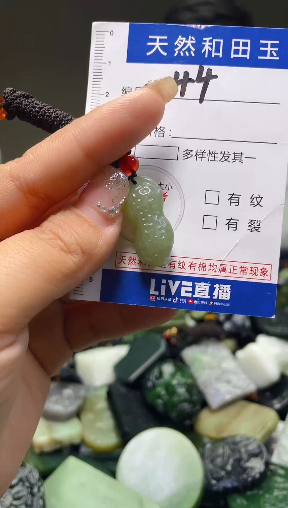 颈饰未镶嵌和田玉飞*44