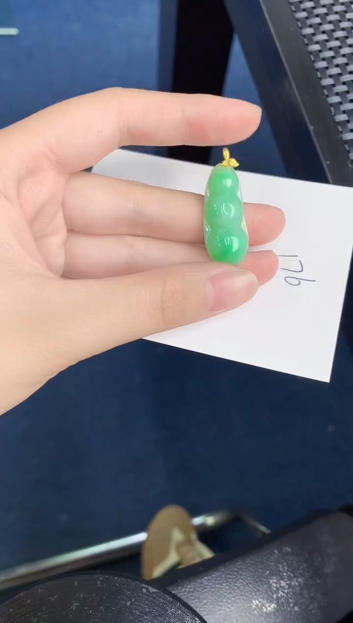 【闪购商品】翡翠颈饰18K金镶嵌0000000000