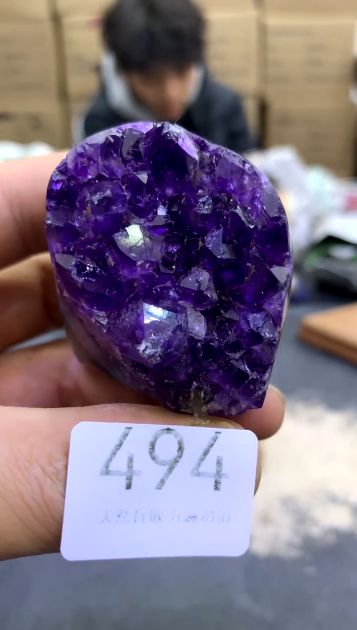 【闪购商品】水晶摆件未镶嵌天然紫水晶摆件494