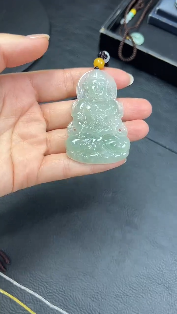 未镶嵌挂件翡翠度母