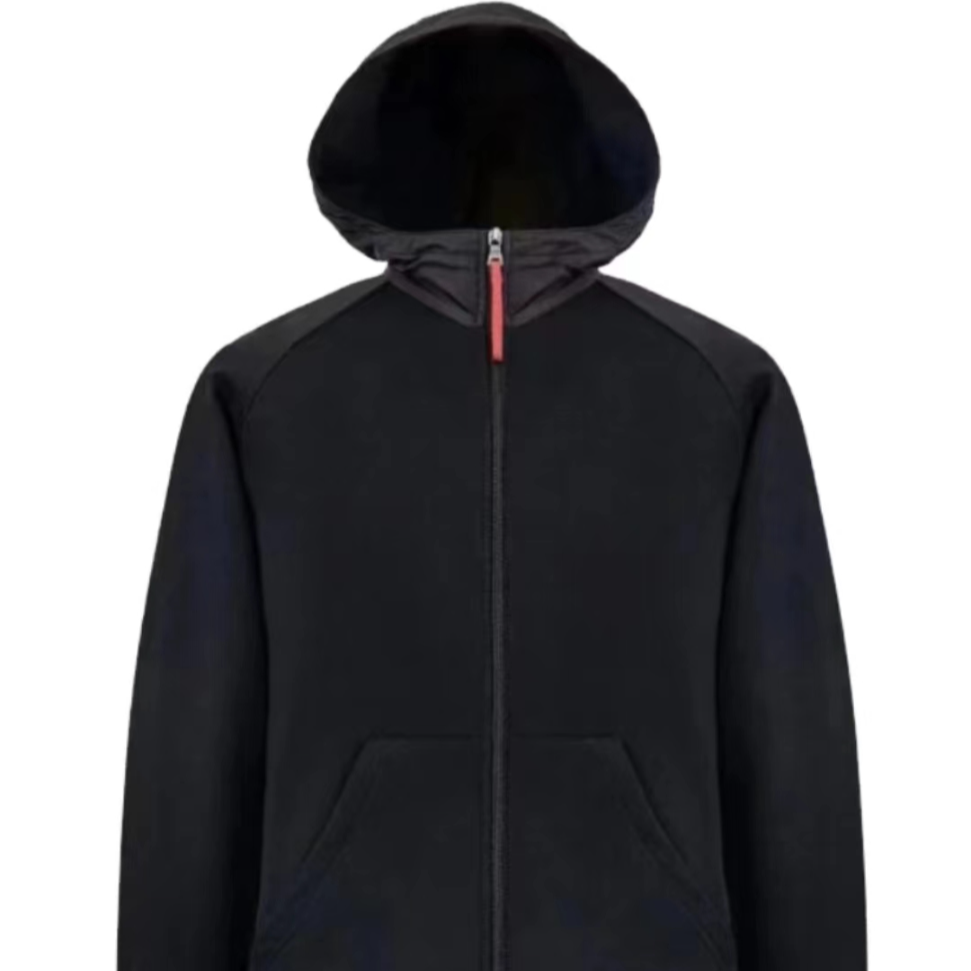 M黑连帽男士户外休闲外套