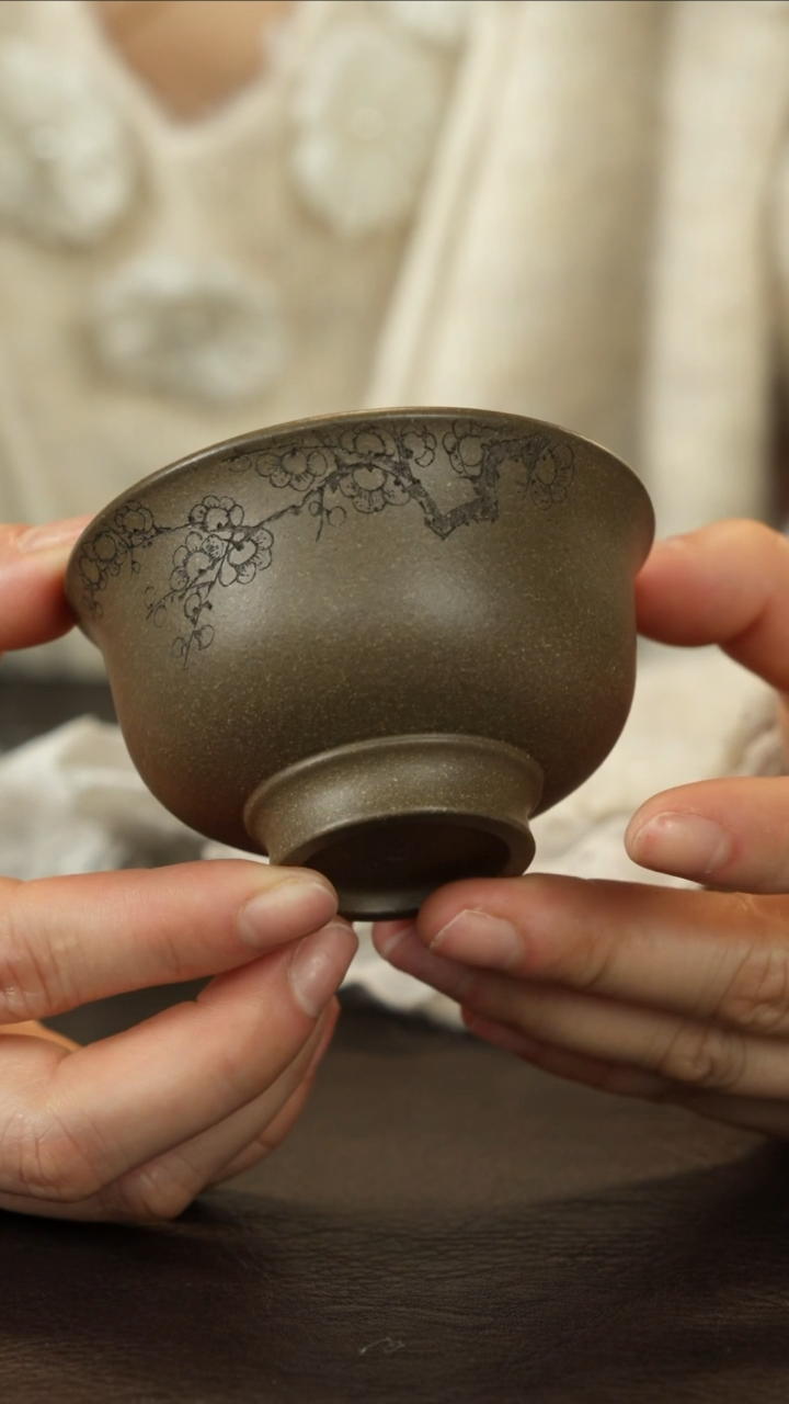 【闪购商品】紫砂茶杯直播福利李建军青段梅花主人杯