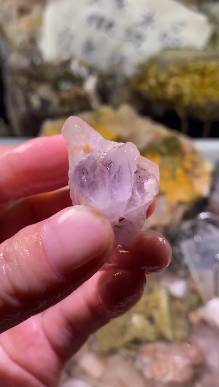 未镶嵌珠宝半成品水晶50号四川超七花园水晶