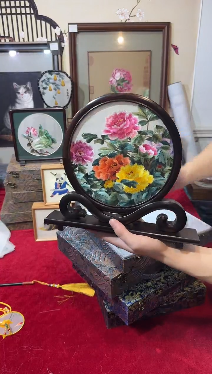 织绣精品苏绣手工刺绣，成品摆件福利20