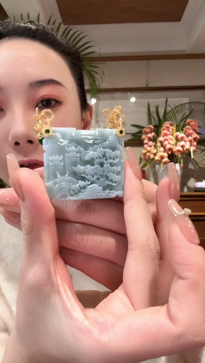 【闪购商品】翡翠颈饰未镶嵌国风