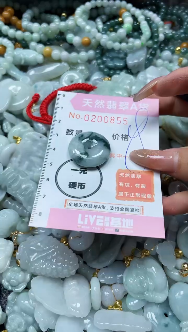 翡翠未镶嵌颈饰闪购0200855