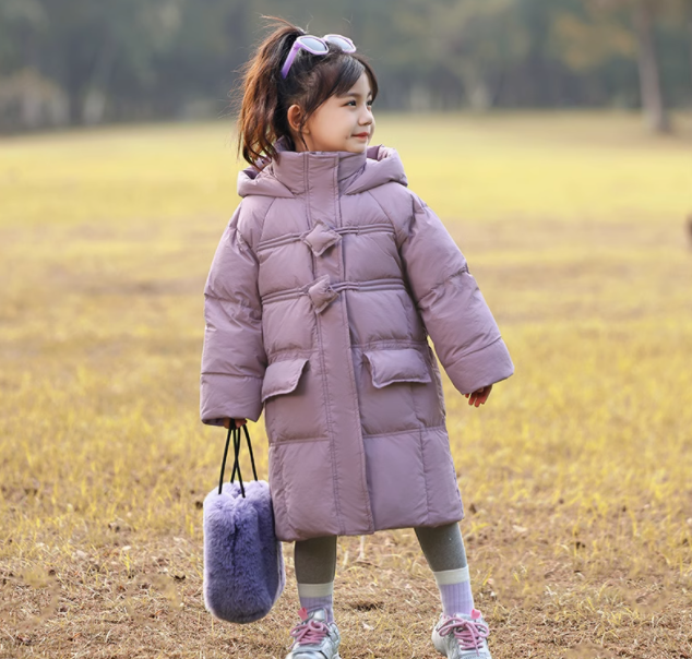 【71-79元】2024新款女童冬季外套加绒棉服