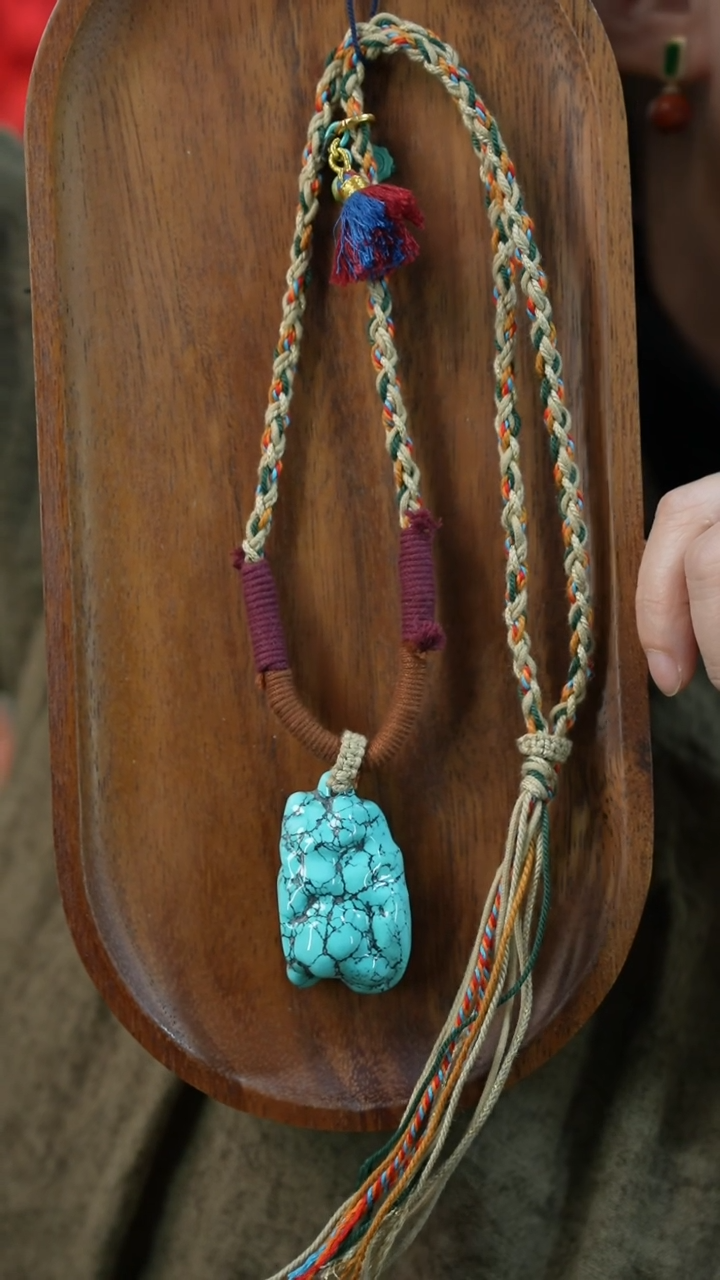 未镶嵌绿松石项链用****1湖北原矿绿松石(不含绳)YXH-026