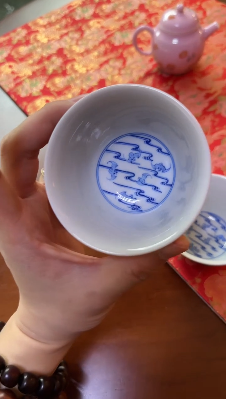 【闪购商品】瓷片杯子大碗茶的茶器