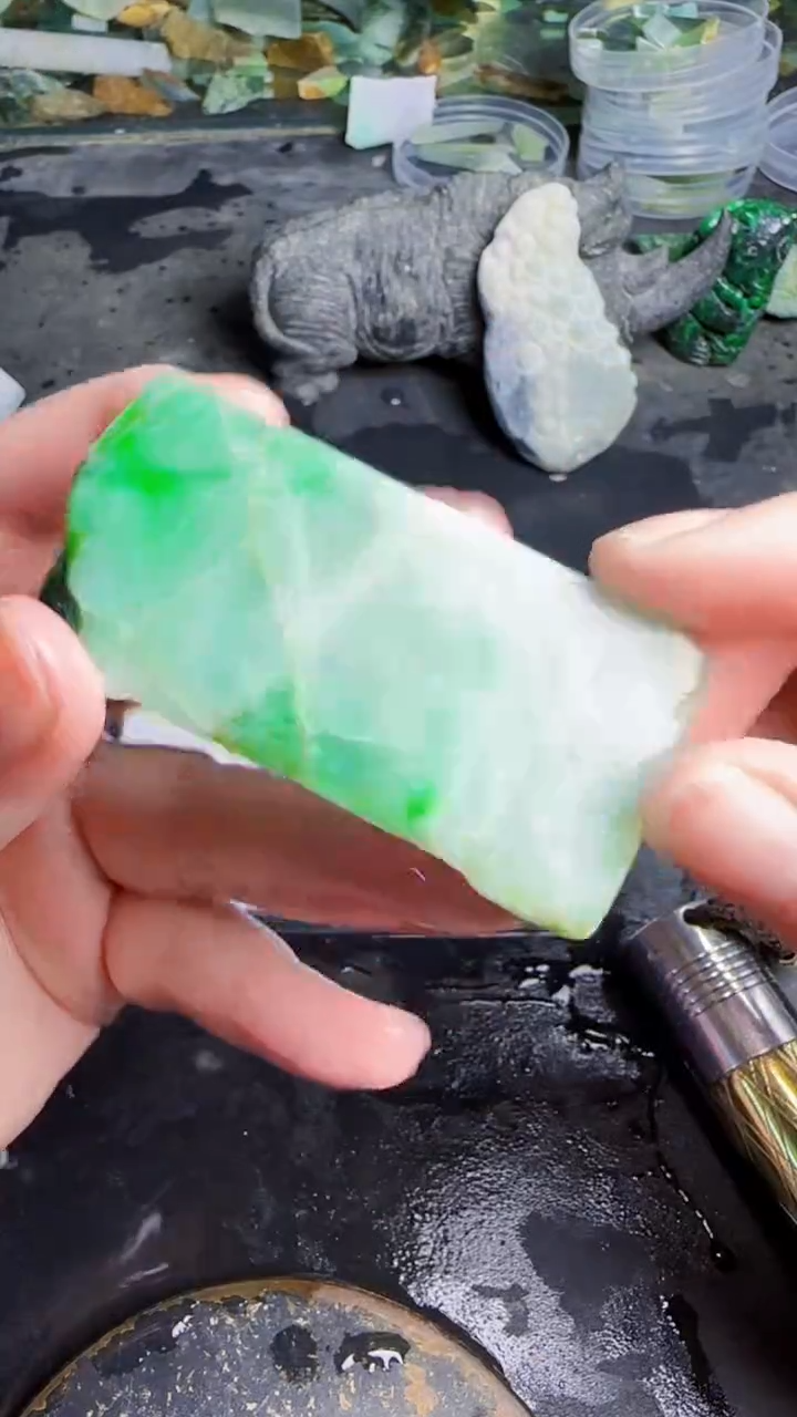 未镶嵌挂件翡翠天然翡翠044