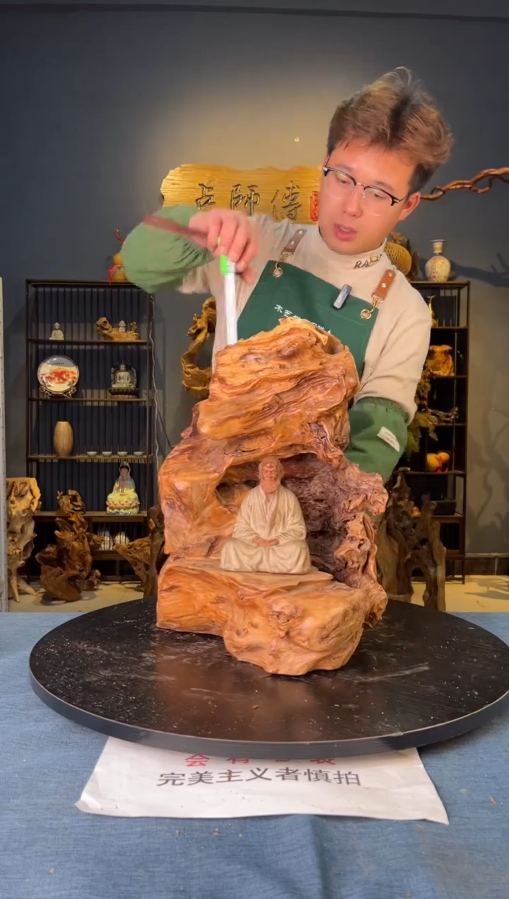 【闪购商品】木卢师傅根艺作品(不包含人物摆件）
