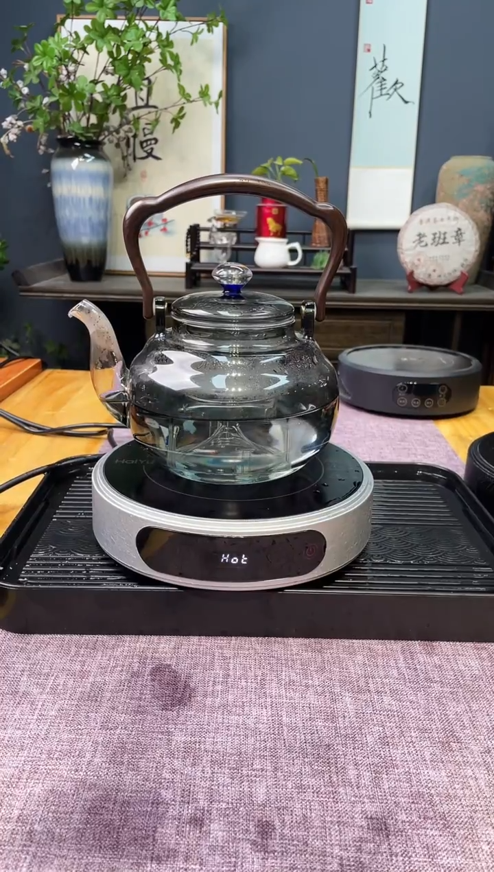 电陶炉海于白色电陶炉+1200ml星空壶