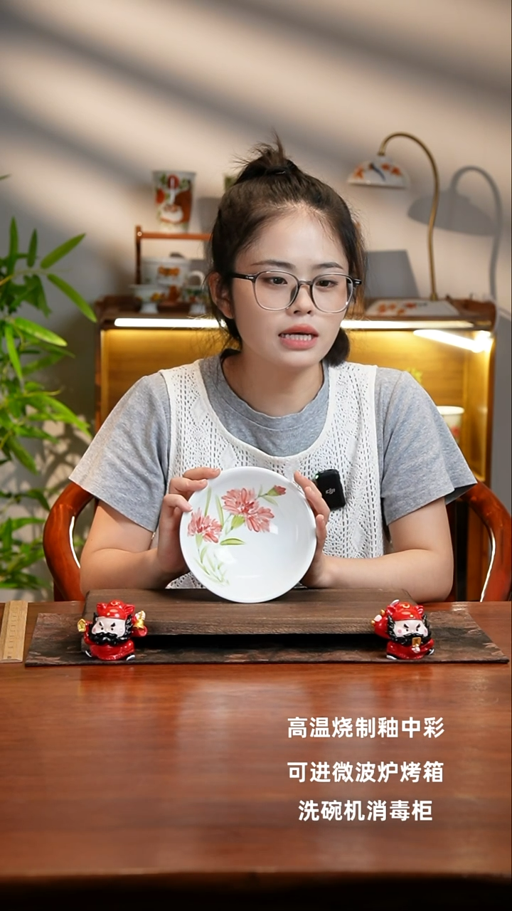 景德镇高温陶瓷食品级手绘釉中彩-壮壮碗