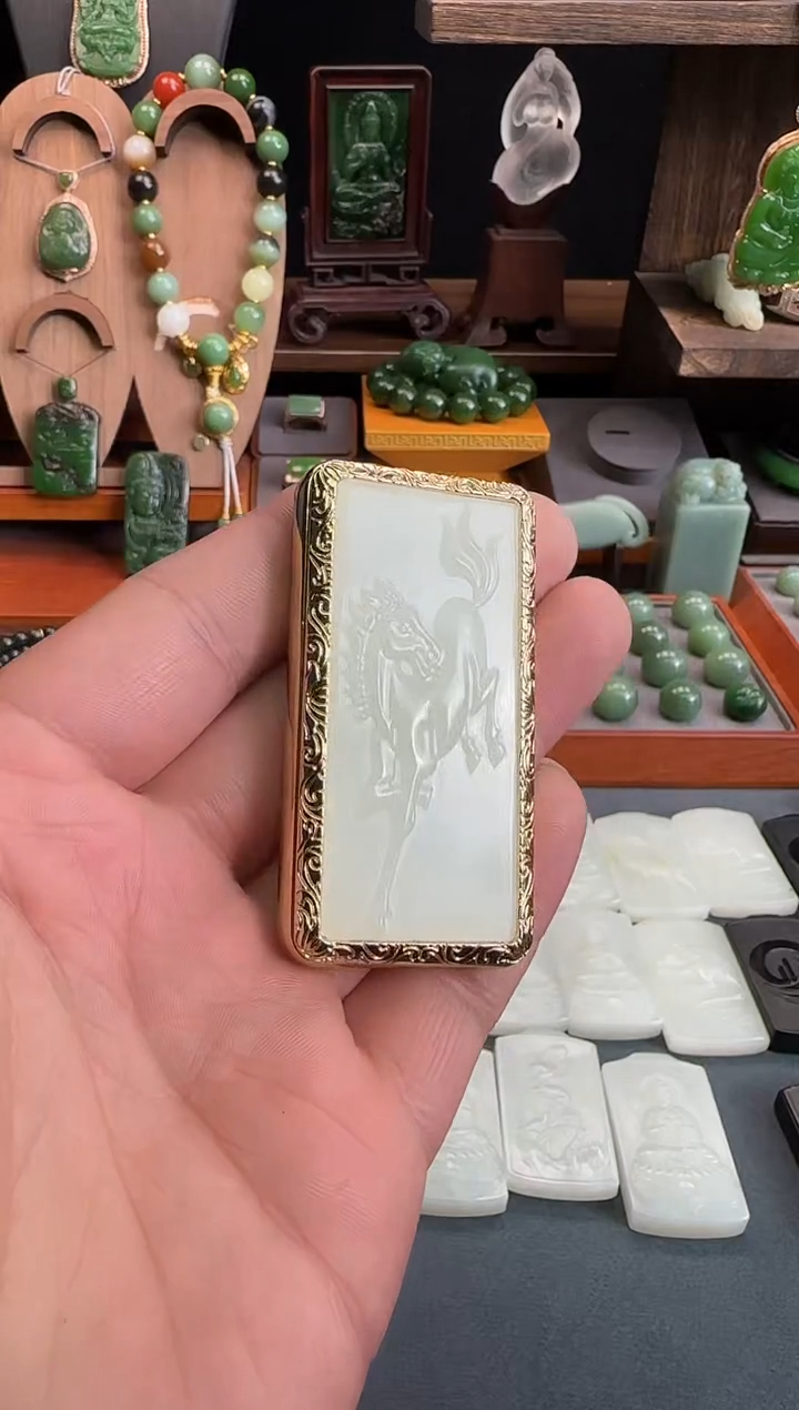 【闪购商品】和田玉吊坠未镶嵌1