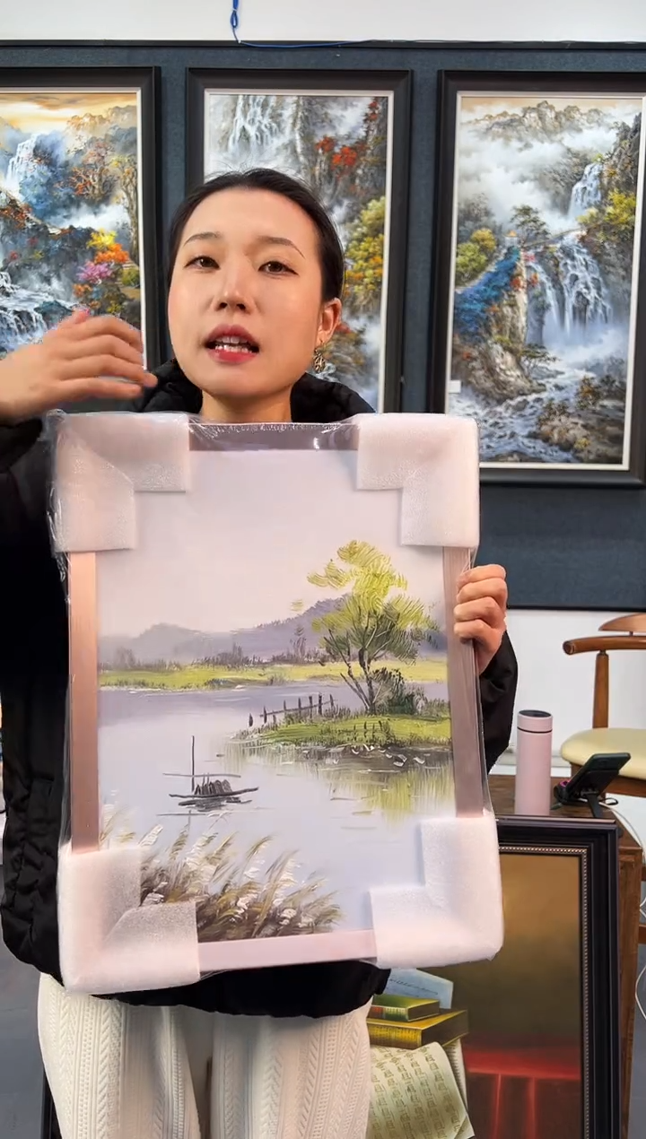 【闪购商品】油画4号 30*40 秋-手绘油画