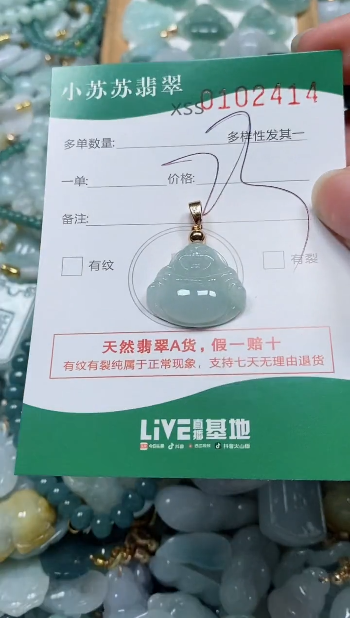 【闪购商品】翡翠颈饰未镶嵌闪购商品0102414