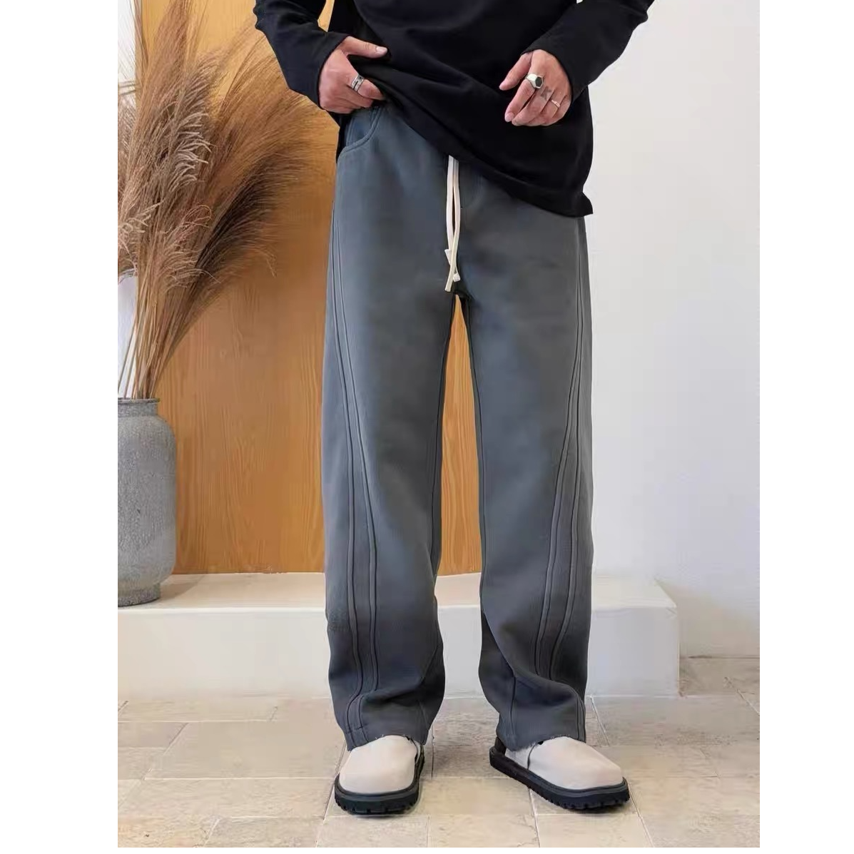 25251秋季男士直筒休闲裤A22