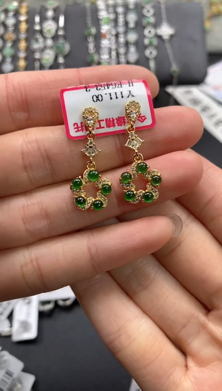 【闪购商品】翡翠戒指银S925镶嵌11111--2