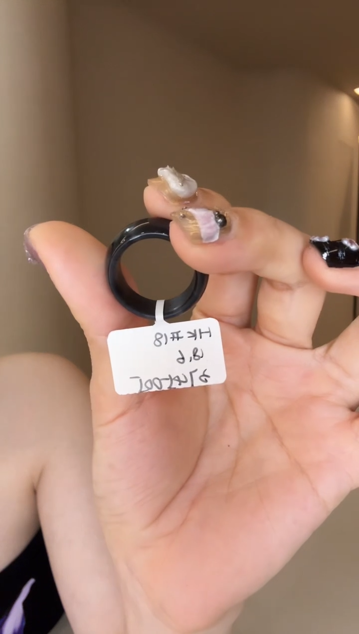 【闪购商品】和田玉戒指未镶嵌18码青花