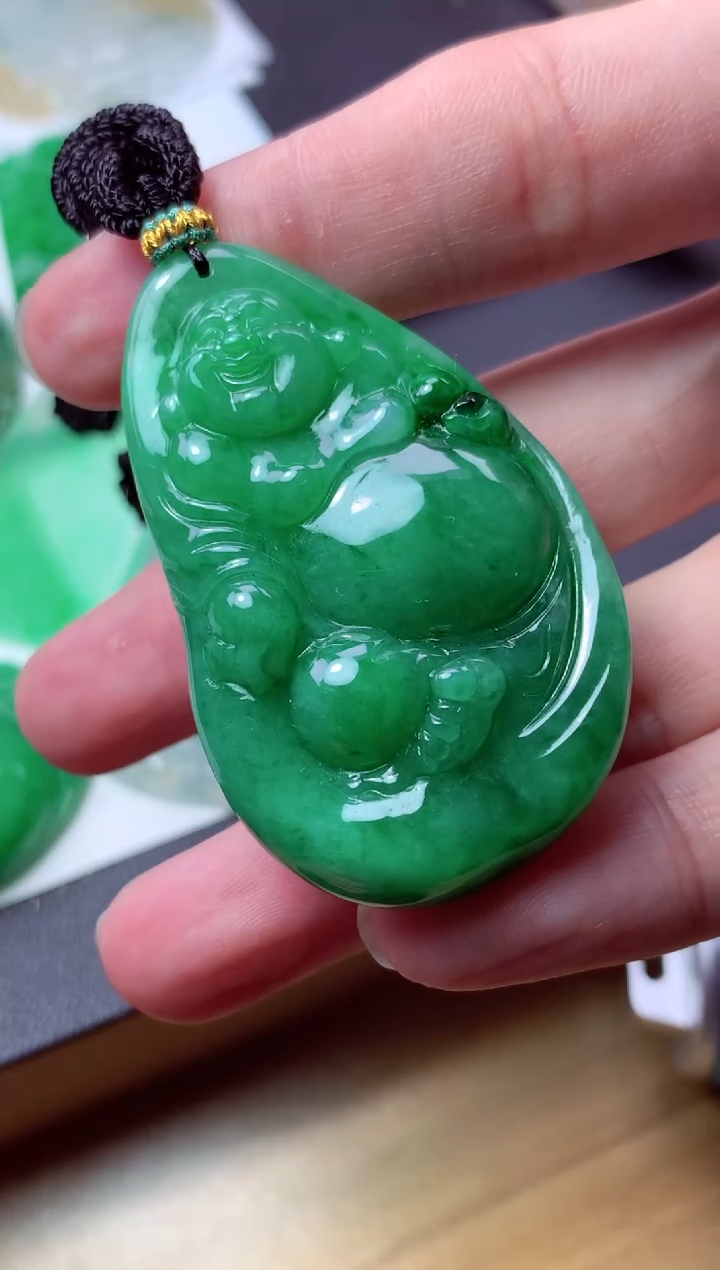 翡翠未镶嵌颈饰天然翡翠