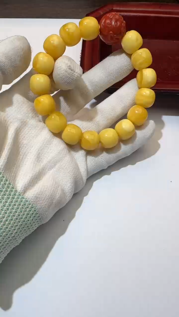 手链蜜蜡未镶嵌蜜蜡