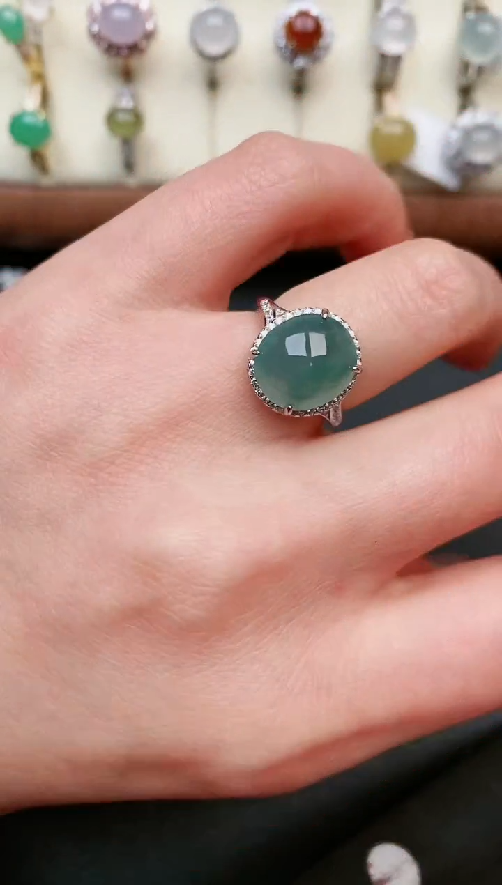 【闪购商品】翡翠戒指银S925镶嵌.....