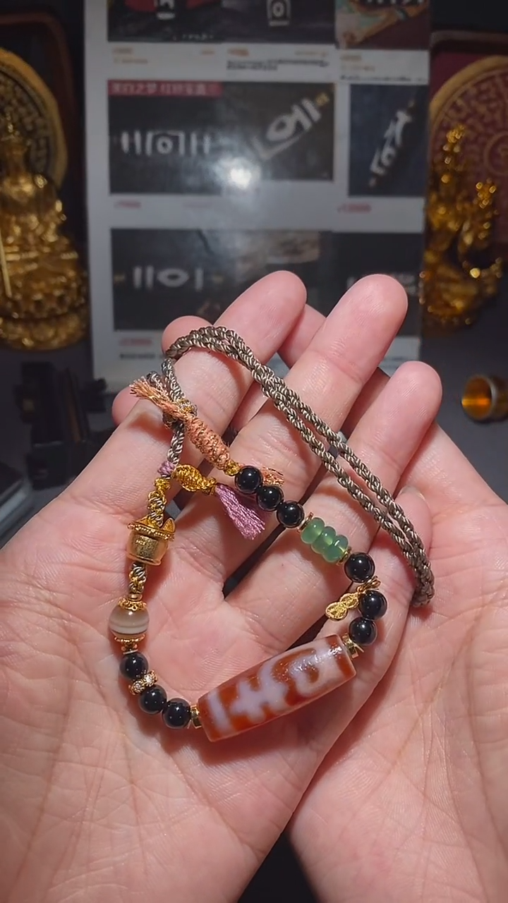 未镶嵌颈饰玛瑙/玉髓（覆膜）宝瓶锁骨链