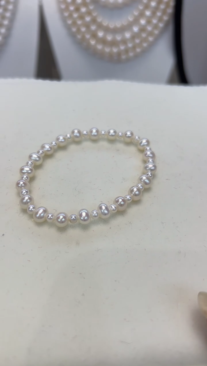 【闪购商品】淡水珍珠手绳未镶嵌手链10