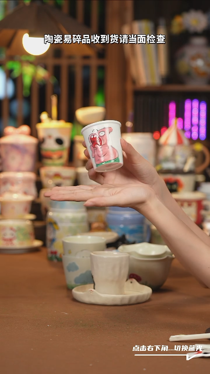 【闪购商品】杯子B030创意手绘陶瓷杯子