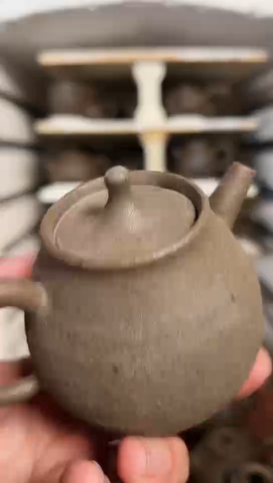 【闪购商品】冰碛岩陶制手工茶具180cc