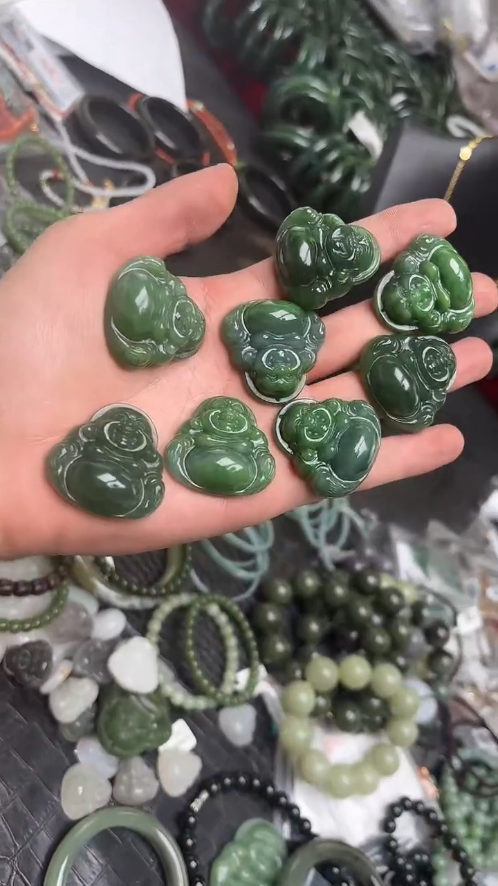 吊坠(不含链)未镶嵌和田玉多样性发其一P-30