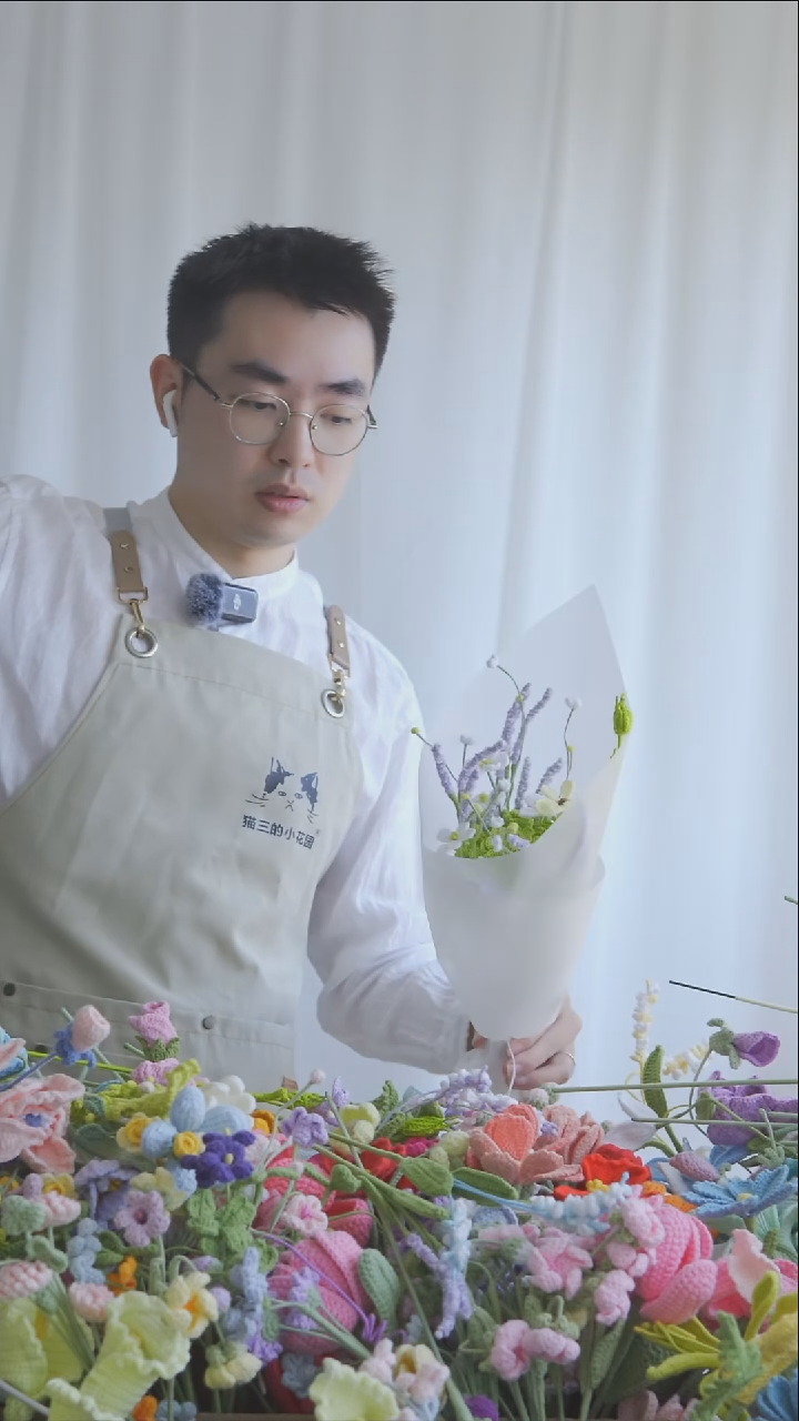 【8】猫三的小花园 钩织花艺