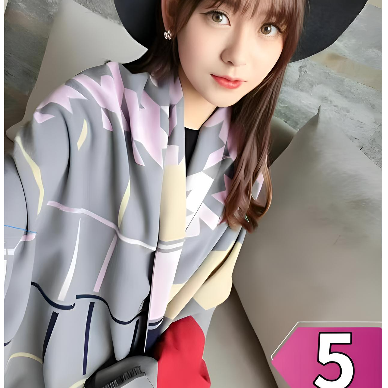 内蒙羊绒保暖围巾-GG