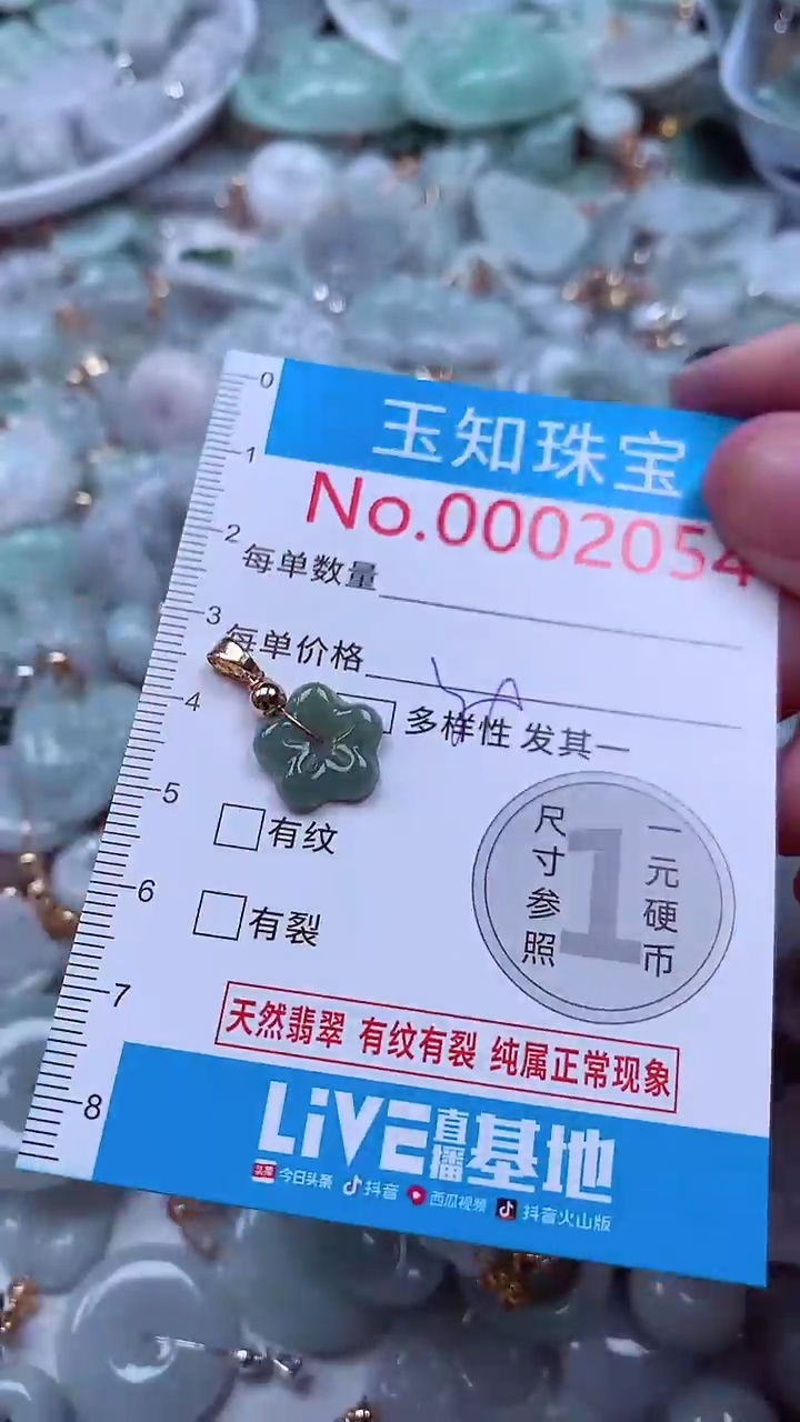 吊坠(不含链)未镶嵌翡翠2054