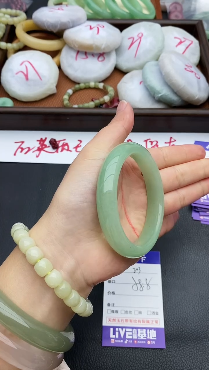 未镶嵌手镯石英质玉203+58/59