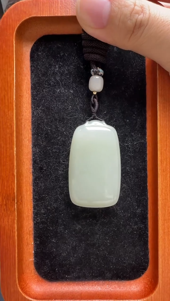 颈饰未镶嵌和田玉昭*无事牌