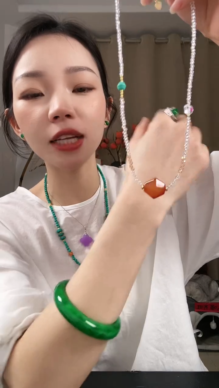 【闪购商品】琥珀颈饰未镶嵌E260EEEEE