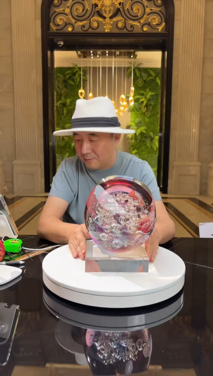 【闪购商品】茶宠AJ05395繁花+14*16透底座