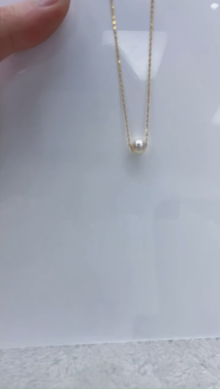 【闪购商品】海水珍珠吊坠(赠链)18K金镶嵌海水珍珠吊坠