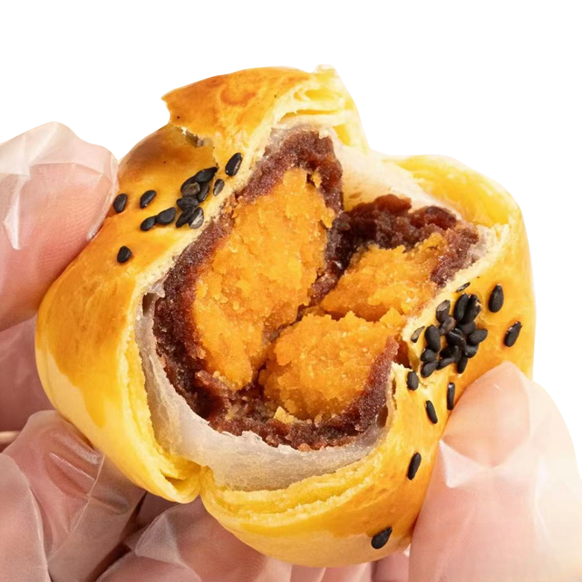 红豆蛋黄酥饼礼盒1.28kg【保质期到2025/12/26】