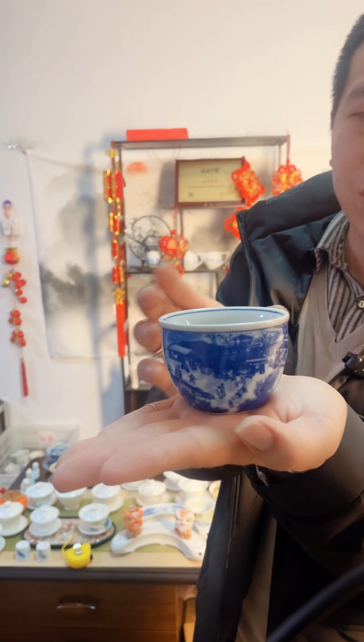 【闪购商品】【瓷心匠物】直播间福利专款清明上河图杯