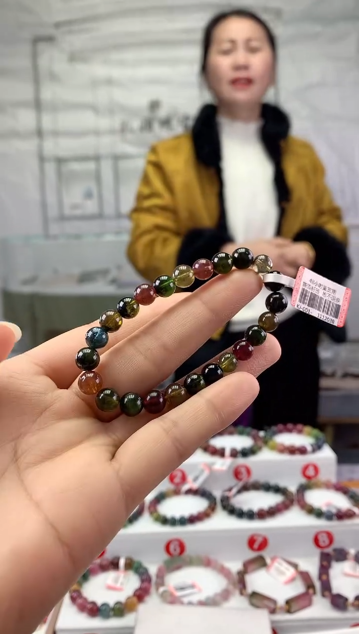 未镶嵌手串碧玺多样性发一条