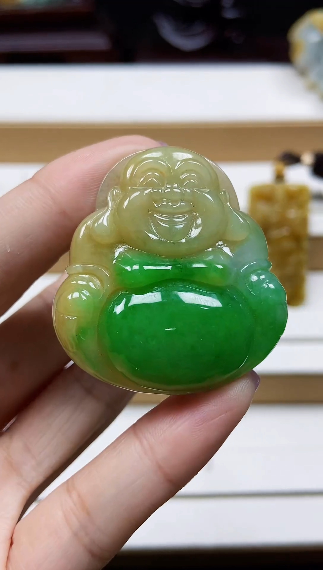 未镶嵌挂件翡翠翡翠A货