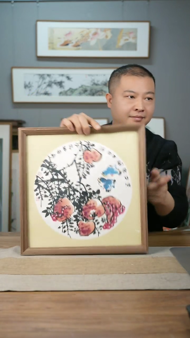 【闪购商品】书法协会会员老师带框作品-手书/绘同款作品