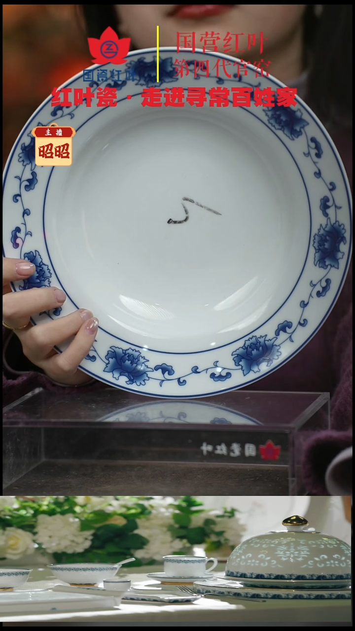 陶瓷1个微瑕满汉全席9英寸汤盘