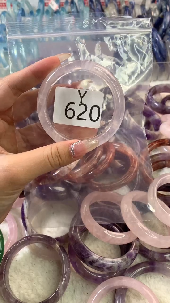 水晶手镯Y未镶嵌水晶620-55