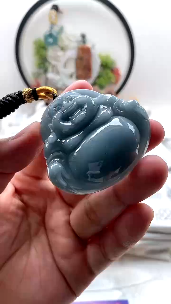 颈饰未镶嵌翡翠佛公